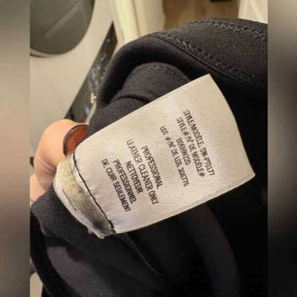 HELMUT LANG LAMB LEATHER PANTS - Size 8 - Picture 9 of 13